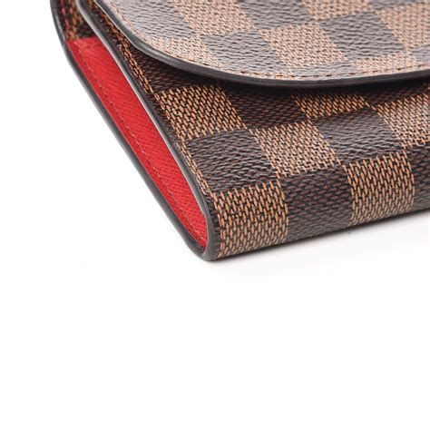 lv emilie damier wallet|louis vuitton damier wallet.